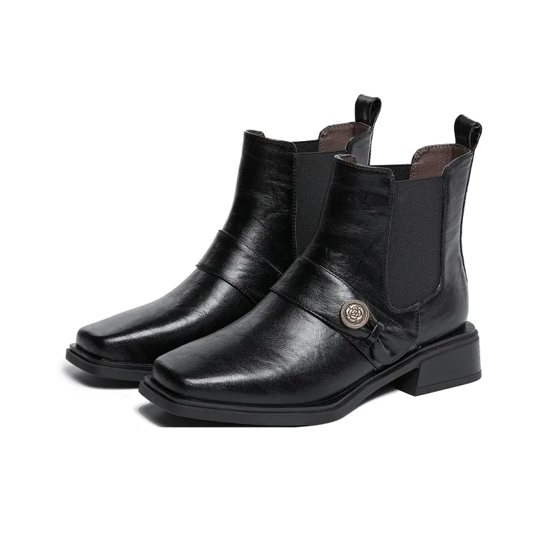 ST&SAT Short Chelsea Boots 3.5CM Women's-2