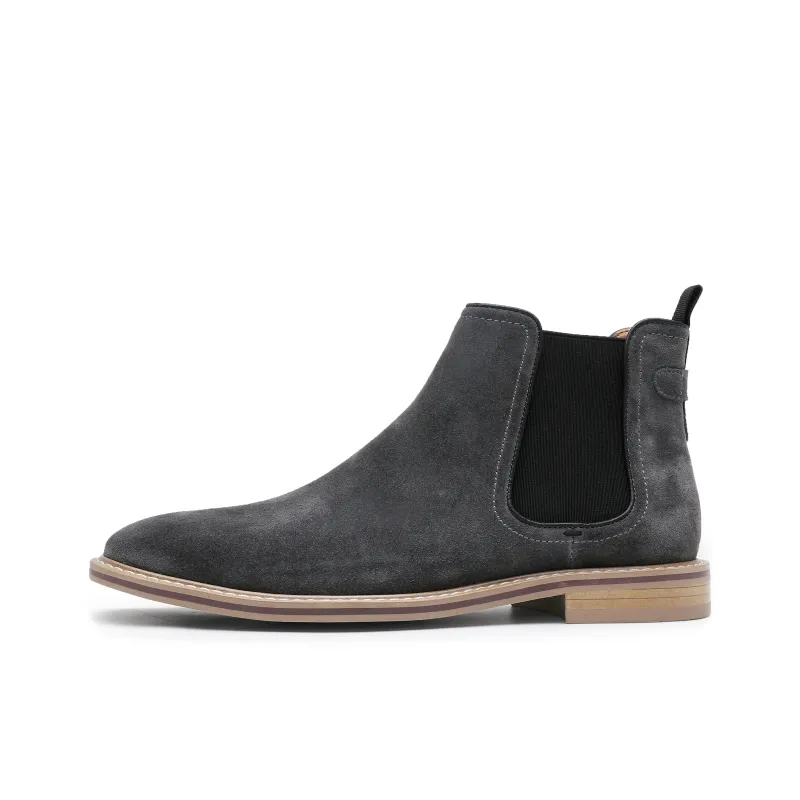 Desai Ankle Length Chelsea Boots Men's Dark Gray-0