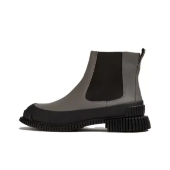 CAMPER Pi Ankle Length Chelsea Boots Women's Gray Black