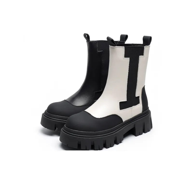 RED DRAGONFLY Chelsea Boots Short Women's Ankle Boots 4.5cm Heel Women's-5