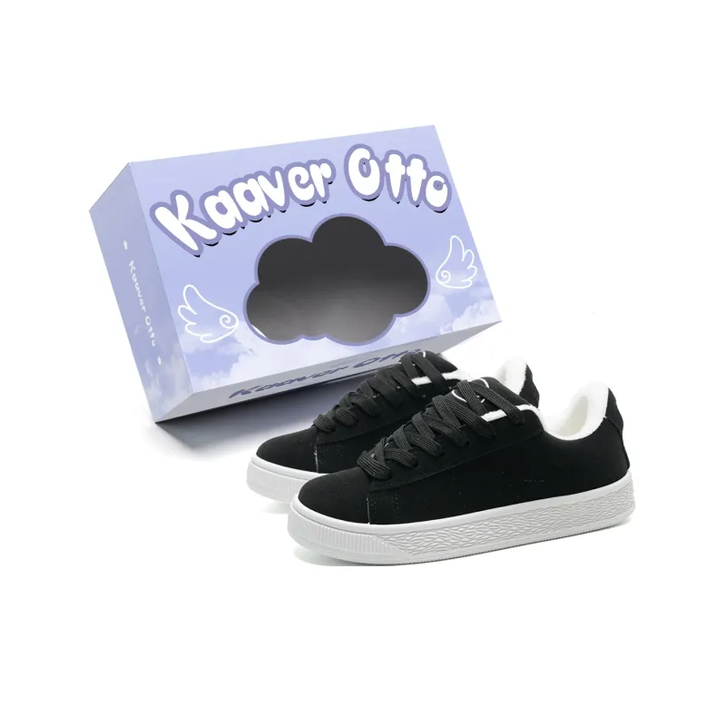KAAVER OTTO Slip Resistant, Abrasion Resistant, Lightweight, Breathable Low Top Skateboard Shoes Women's Box-12