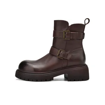 BOERDIQI Ankle Boots Women's Black/Brown
