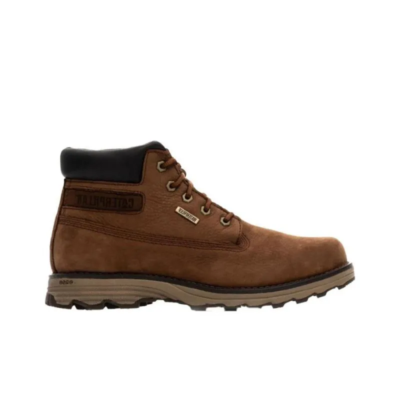 CAT Founder Wp Waterproof And Wear-resistant Short Outdoor Boots Men's Brown-4