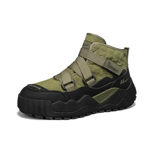 Warrior Warm And Wear Resistant Coverage Short Snow Boots Men's