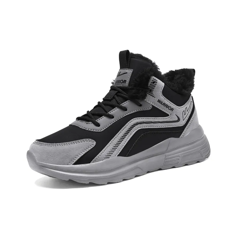 Warrior Insulated Shoes Athletic Shoes Warm Height Increasing Wear Resistant Slip Resistant Snow Boots Unisex-9