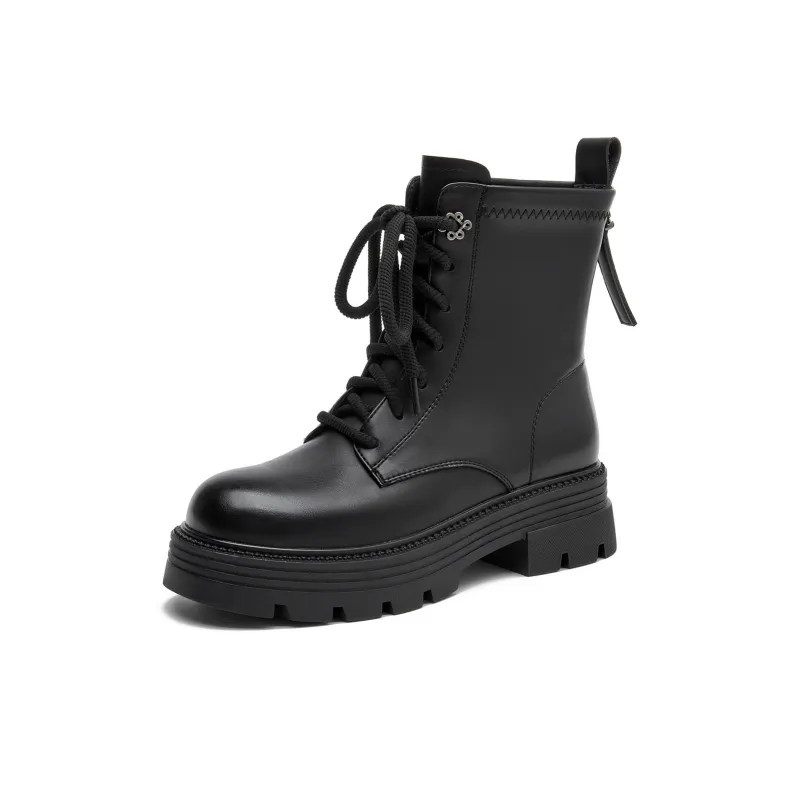 AOKANG Short Martin Boot Women's Black-0