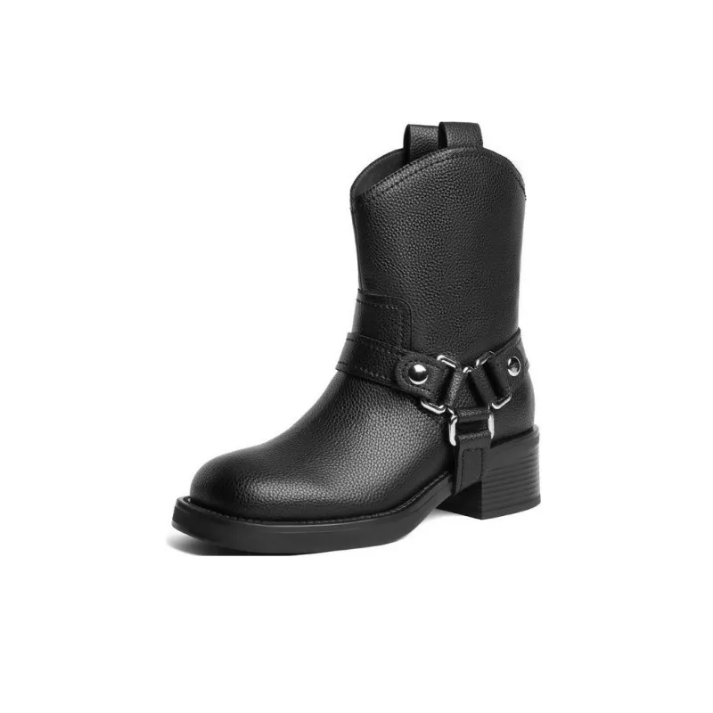 BELLE Ankle Boots Women's Black-1