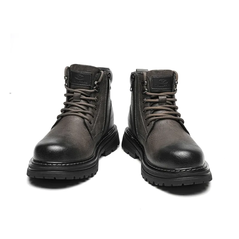 TRUMPPIPE Short Martin Boot Men's Gray-1