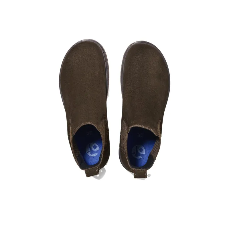Birkenstock Highwood Series Short Chelsea Boots Men's Mocha Narrow Fit-4