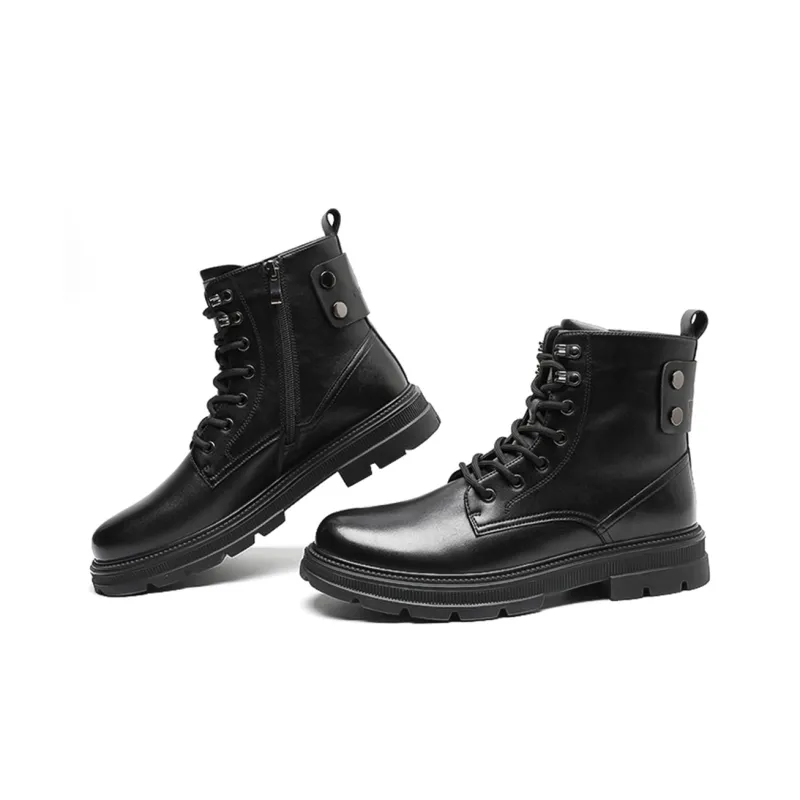 TRUMPPIPE Short Martin Boot Men's Black-4