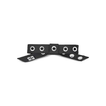 GANNI Denim Eyelet Bow Barrette