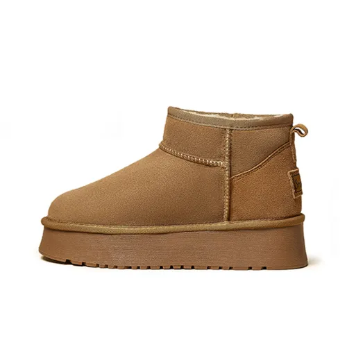 SNOWELF Short Snow Boots 4cm Women's