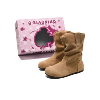 Circle Small Ankle Boots Women's Apricot Box Included