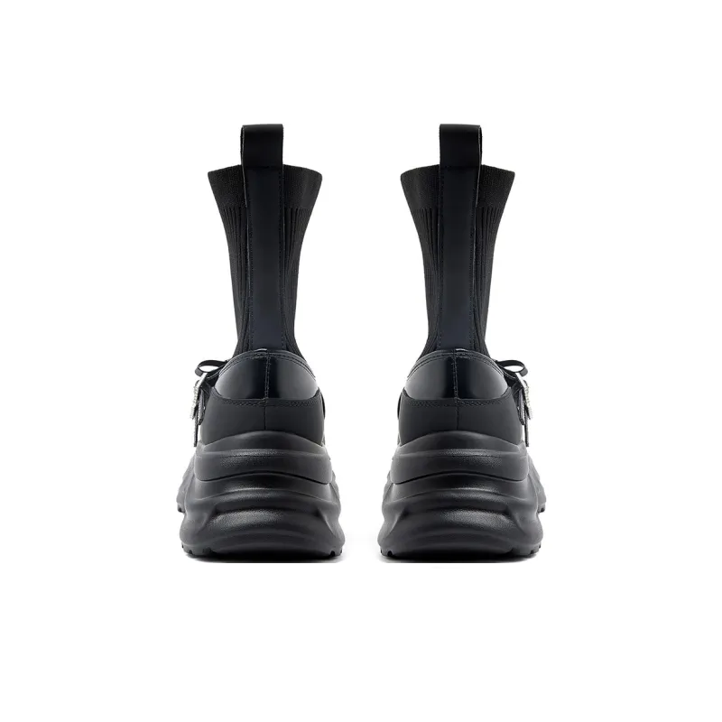 COMELY Ankle Boots Women's Black/Silver-9