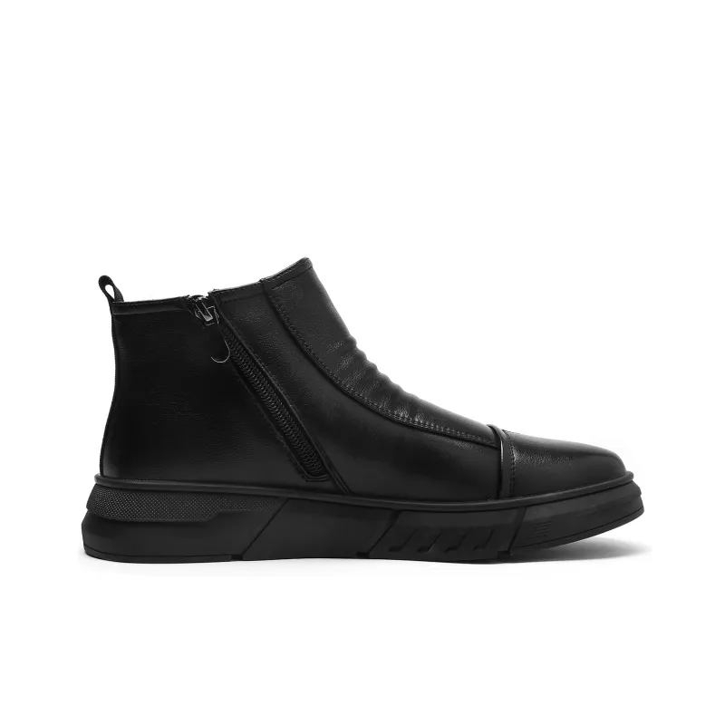 Mulinsen Cotton Boots Ankle Boots Approx. 4cm Men's-3