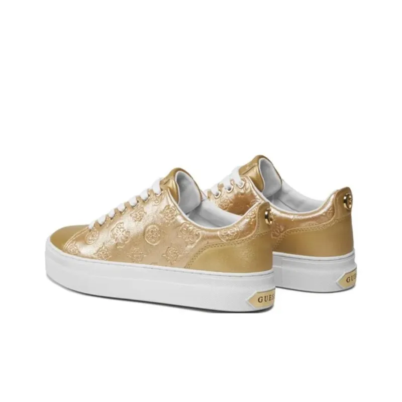 GUESS Low-Top Skateboard Shoes Women's Gold-3