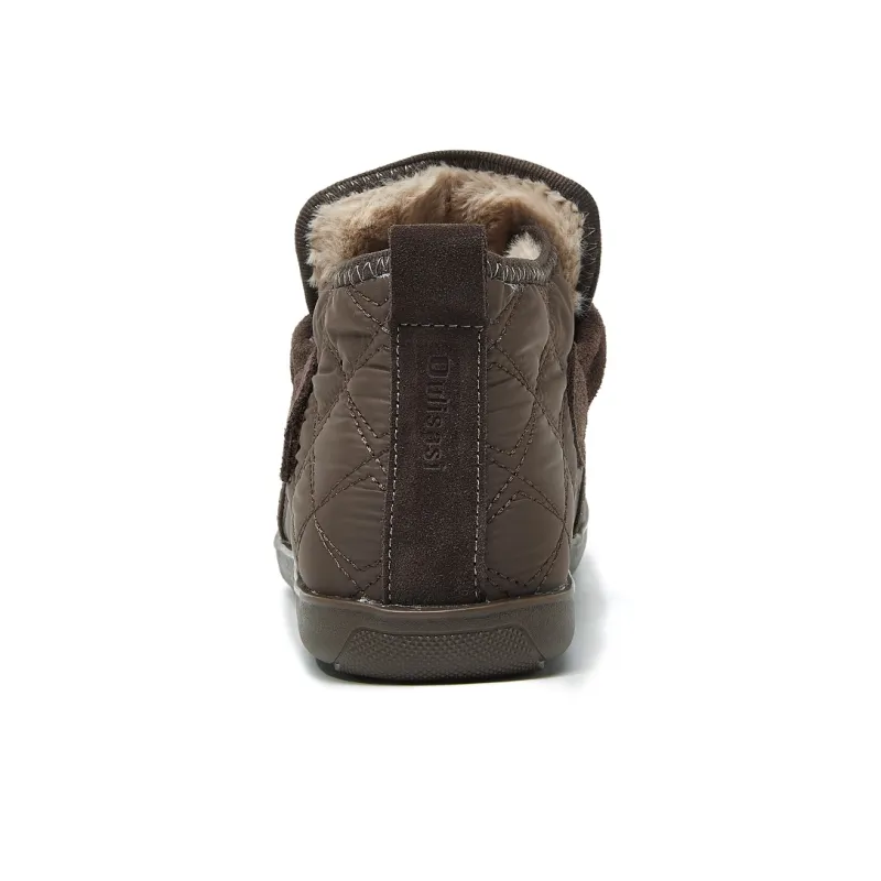 OULISASI Warm Short Snow Boots Women's-13