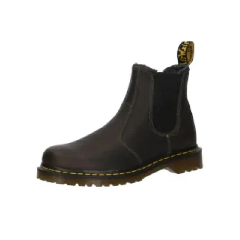 Dr.Martens 2976 Short Chelsea Boots Unisex Olive Green-1