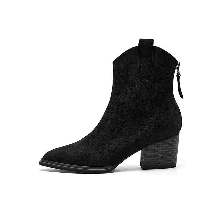 NINI WEST Ankle Boots Women's Black/Brown-0