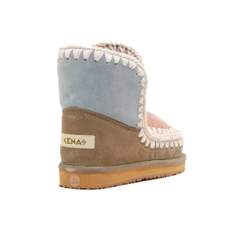 K.D.KENAZ Short Snow Boots Women's Light Purple-3