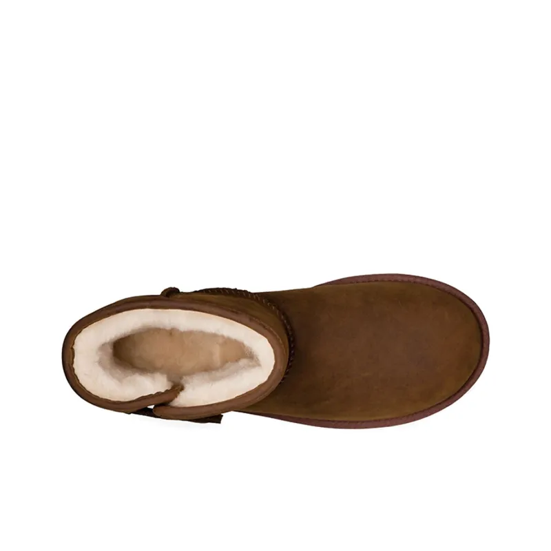 UGG M Beni Fleece Lined Snow Boots Brown-3
