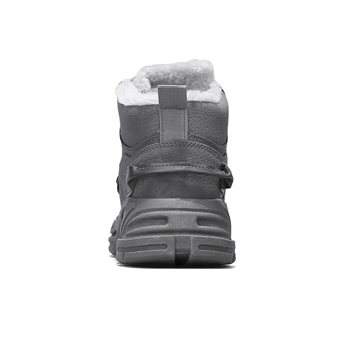 Warrior Warm Height Increasing Crew Snow Boots Men's Gray-4