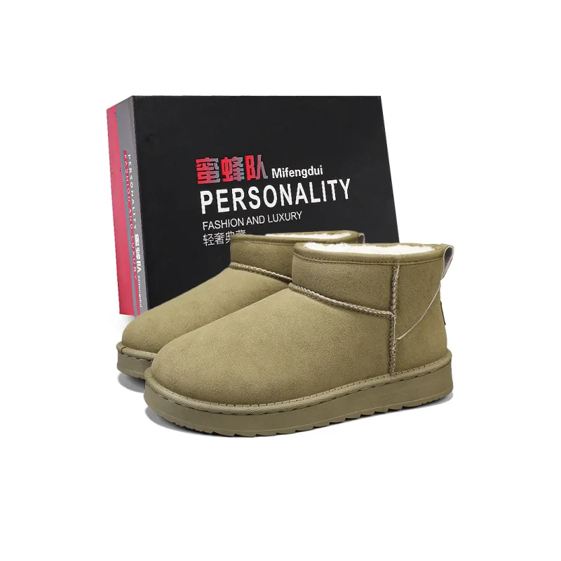 Team Bees Warm And Wear-Resistant Short Snow Boots Unisex Box Included-10