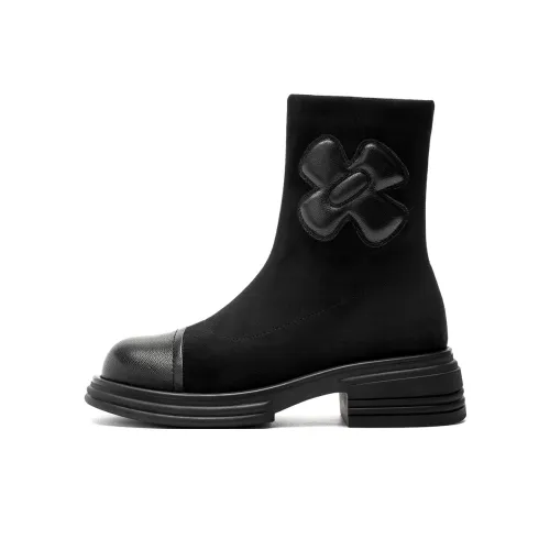 HARSON Ankle Boots 4.8cm Women's Black