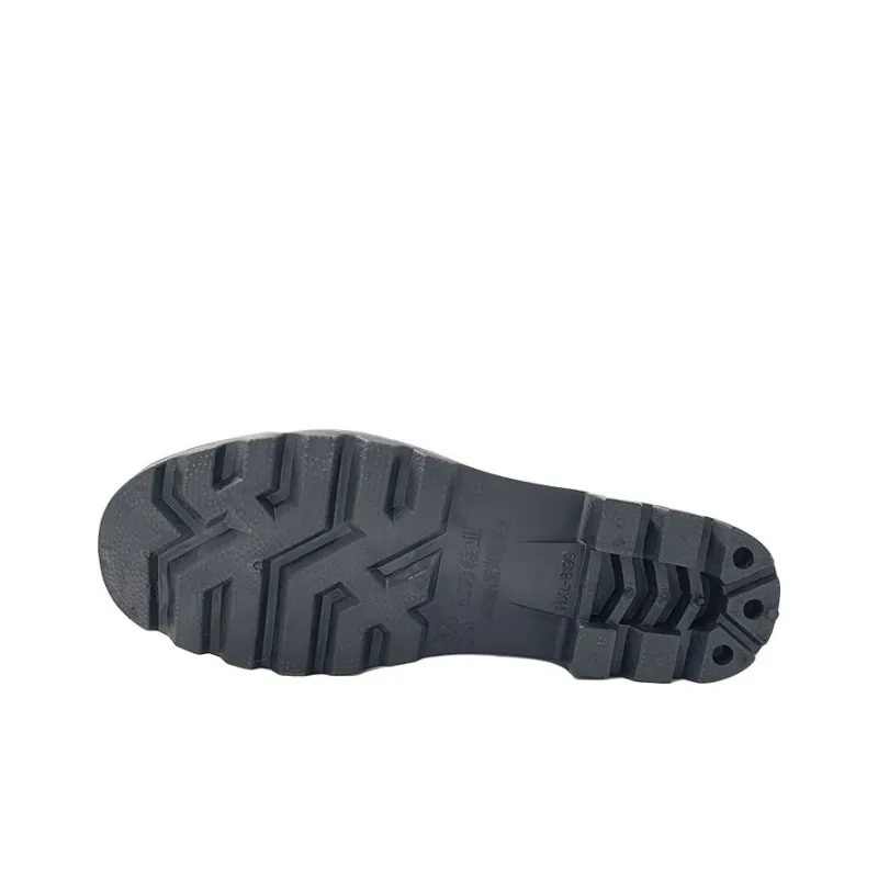Warrior Water-Resistant Wear-Resistant Slip-Resistant Rain Boots Men's Black-2