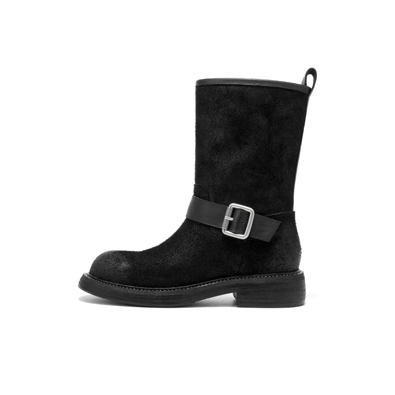 Beau Today Ankle Boots Women's Black/Coffee-4