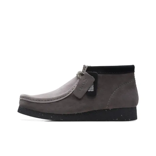 Clarks Wallabee Ankle Boots Men's Gray