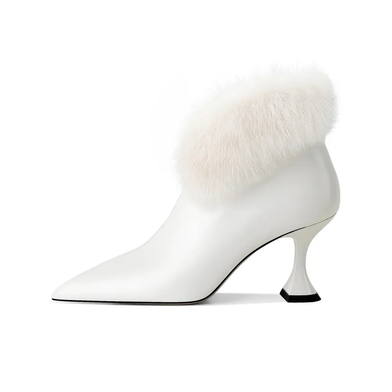 HAOYASENNU Ankle Boots 6.5cm Women's-4