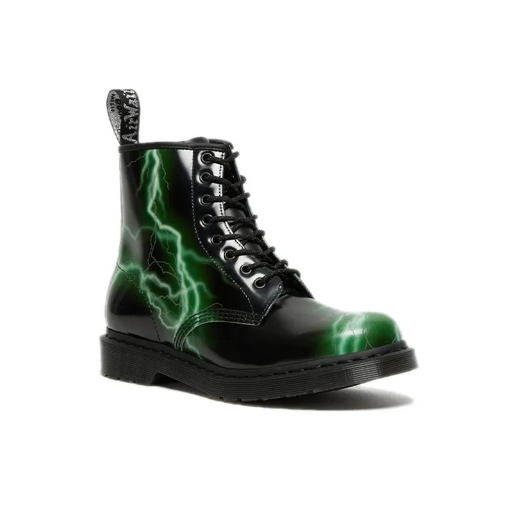 Dr.Martens Unisex 1460 Martin Boots Black/Green-2