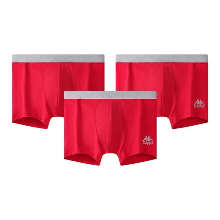 Kappa Underpants Men's 3 Pack Red-0