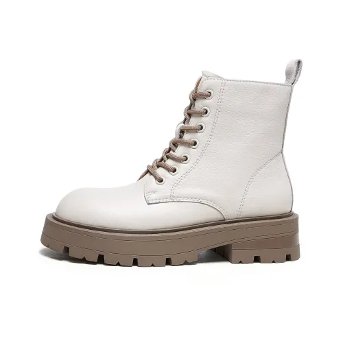 CAMEL Short Martin Boot 4.5cm Women's Beige