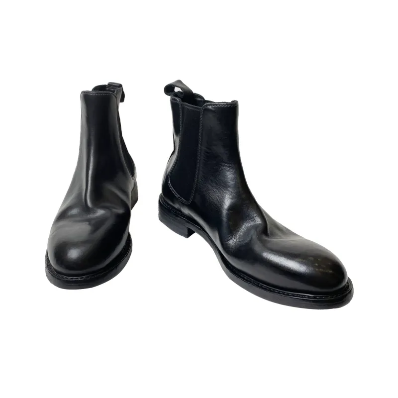 ANTONIO BAREZZI Ankle-Length Chelsea Boots Men's Black-8