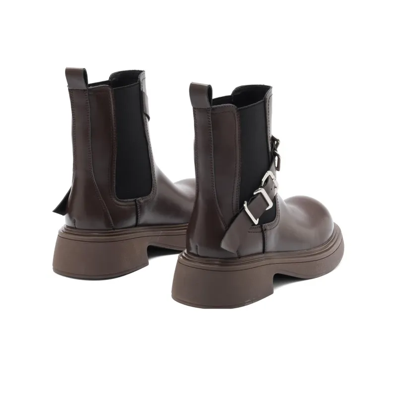 15 MINS Short Chelsea Boots 5cm Women's-3