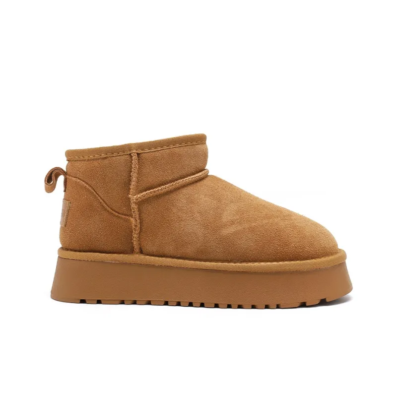 Honey GIRL Thermal Short Snow Boots Women's Black-1