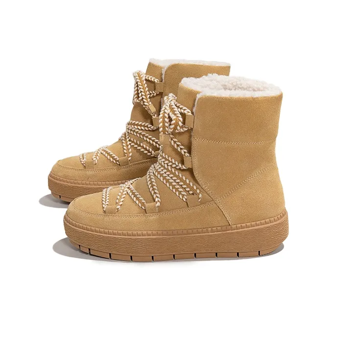 BESTFEEL Warm Slip-Resistant Short Snow Boots Women's-6