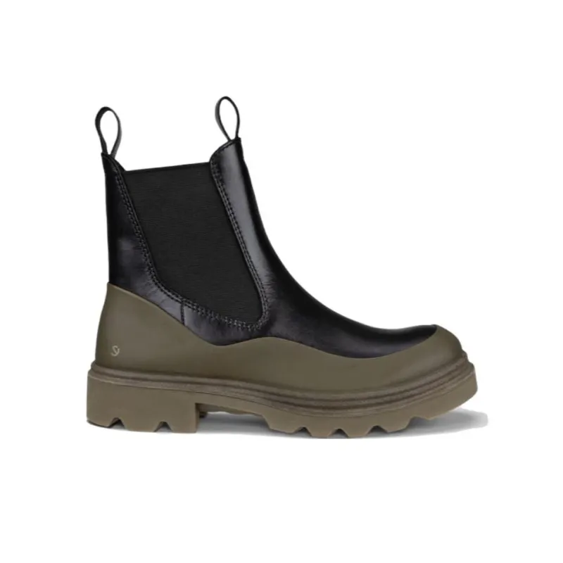 Ecco Short Chelsea Boots Women's Black-1