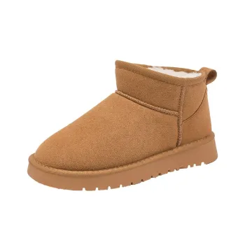 WALKER SHOP Snow Boots Women's Black/Chestnut/Antelope Brown