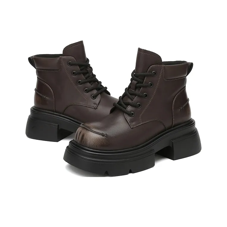 DAPHNE Ankle Boots Women's Black/Brown-8