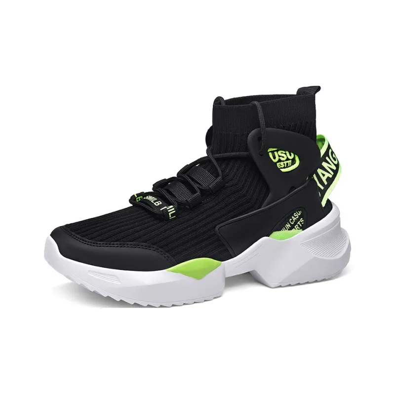 Jerden Smith Slip Resistant, Breathable, Lightweight High Top Chunky Sneakers Unisex-32