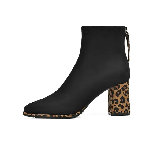 HLA Ankle Boots Women's Leopard Print
