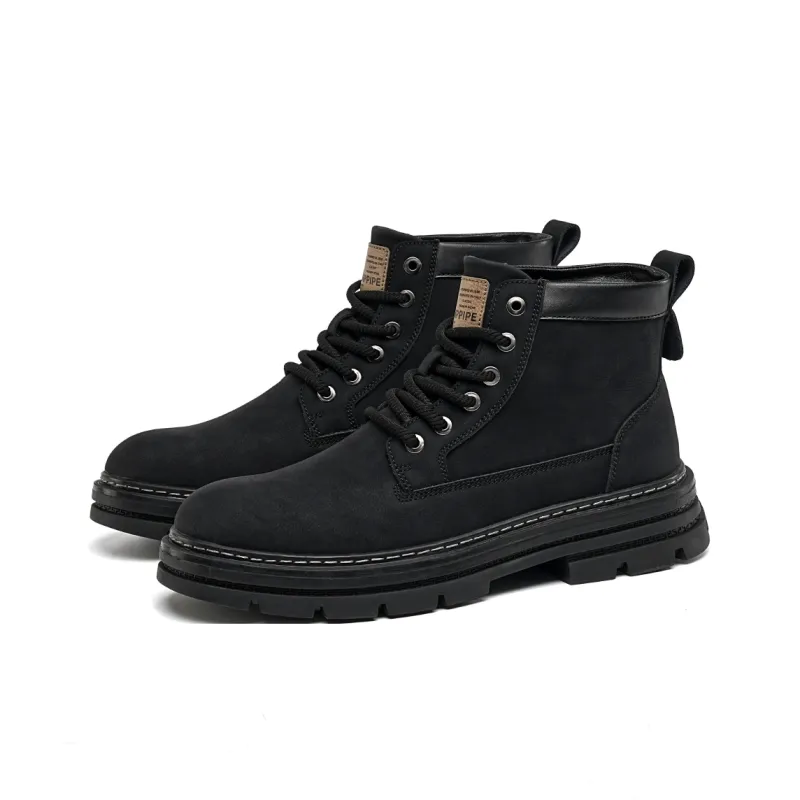 TRUMPPIPE Short Martin Boot Men's Black-2