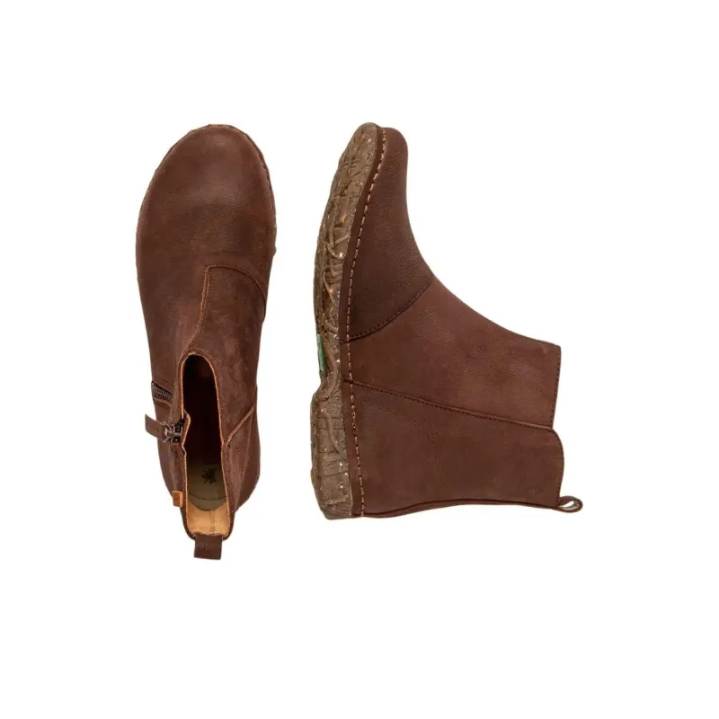 El Naturalista ANGKOR Ankle Boots 2cm Women's Dark Brown-3