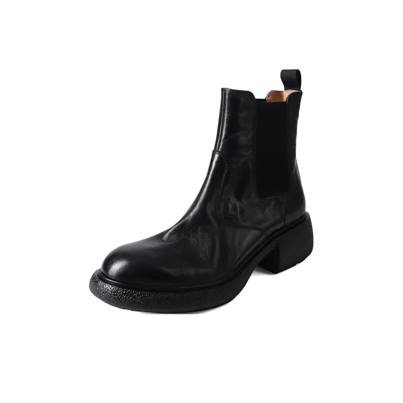 XIAOAJUE Short Chelsea Boots 4.5cm Women's-6