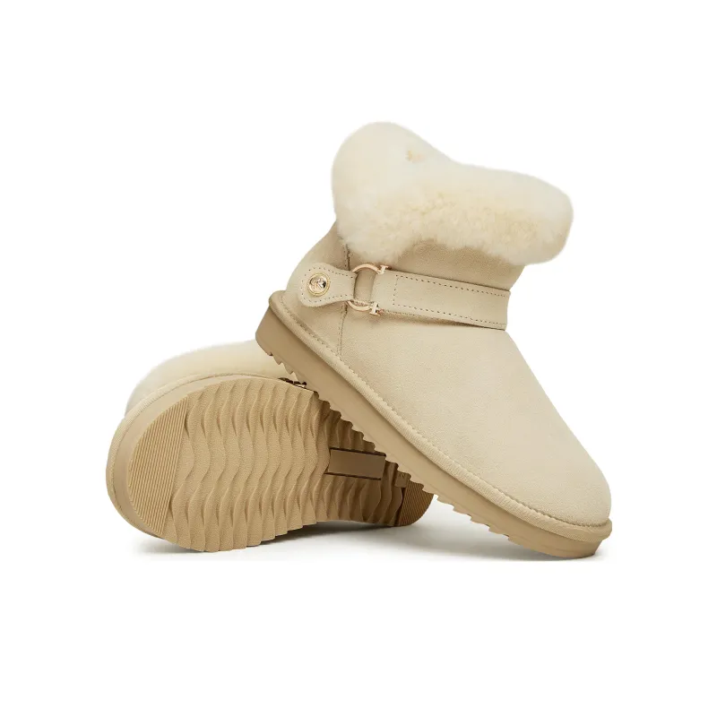 Teenmix Short Snow Boots 3cm Women's-19