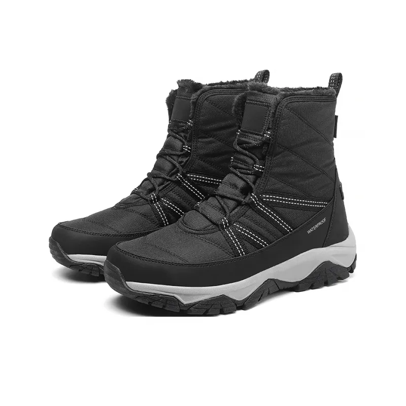 XIANGGUAN XGGO Warm Water-Resistant Wear-Resistant Slip-Resistant Crew Snow Boots Unisex-1