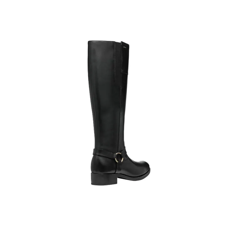 GEOX Felicity ABX Knee-high Boots 3.5cm Women's Black-3